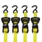 Stanley 14' x 1 in Ratchet Strap, 3000 lb, 4PK S1006 - alternate 1